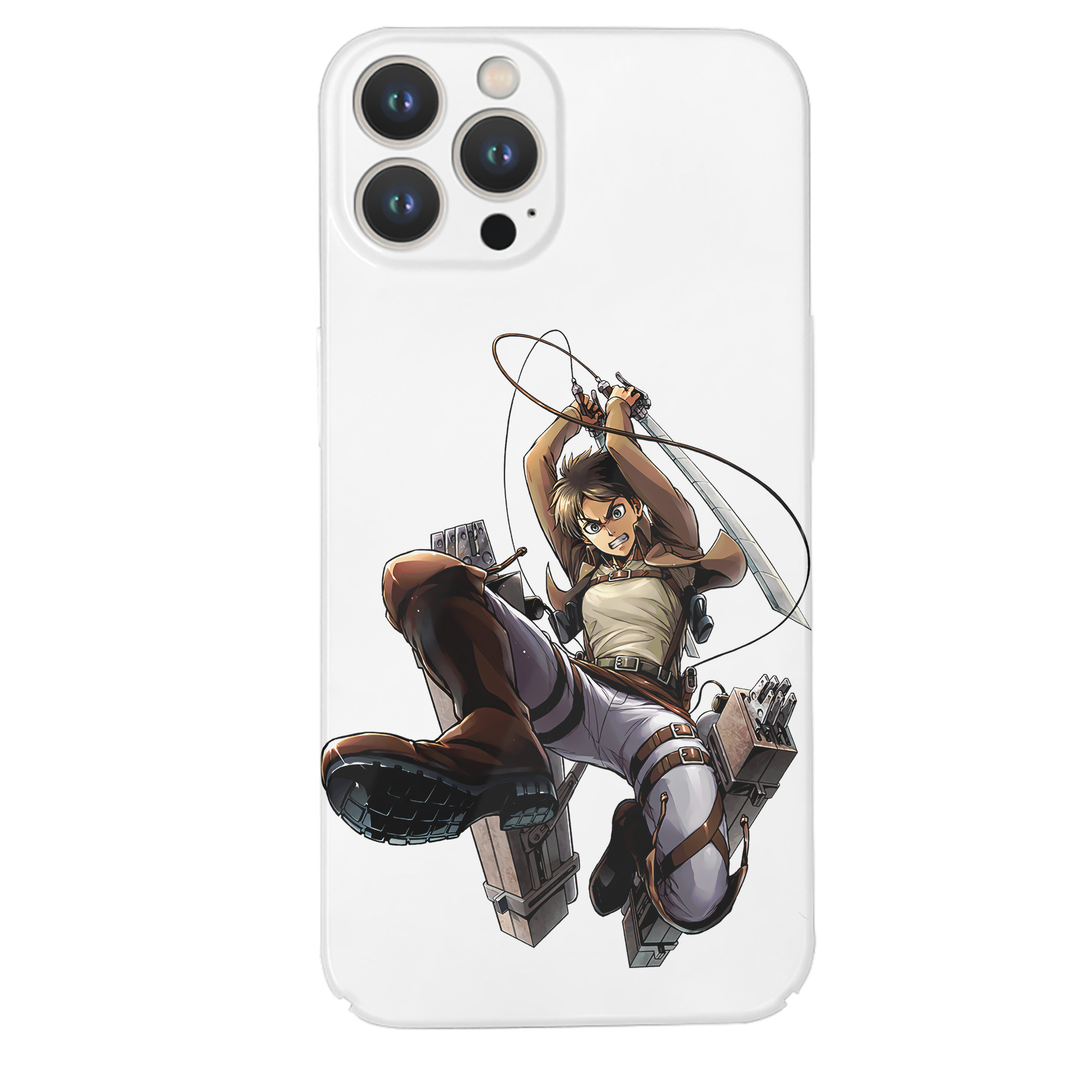 （画像用） 進撃の巨人 エレン･イェーガー Attack on Titan Eren Jäger 【iPhone 14シリーズ対応】ハードケース